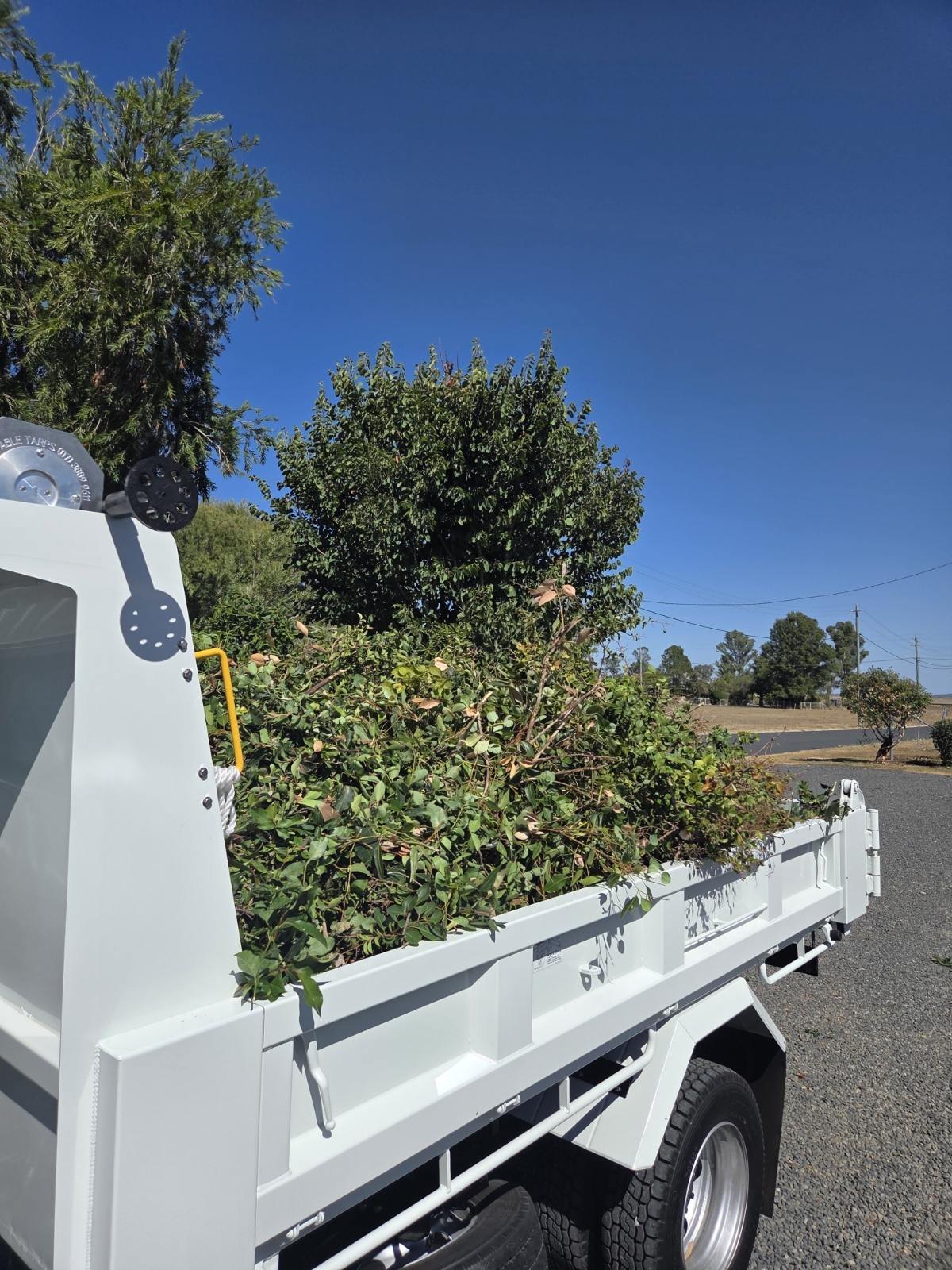 Tipper truck loaded